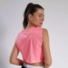 Top damski LABELLAMAFIA CROPPED ARMY PINK