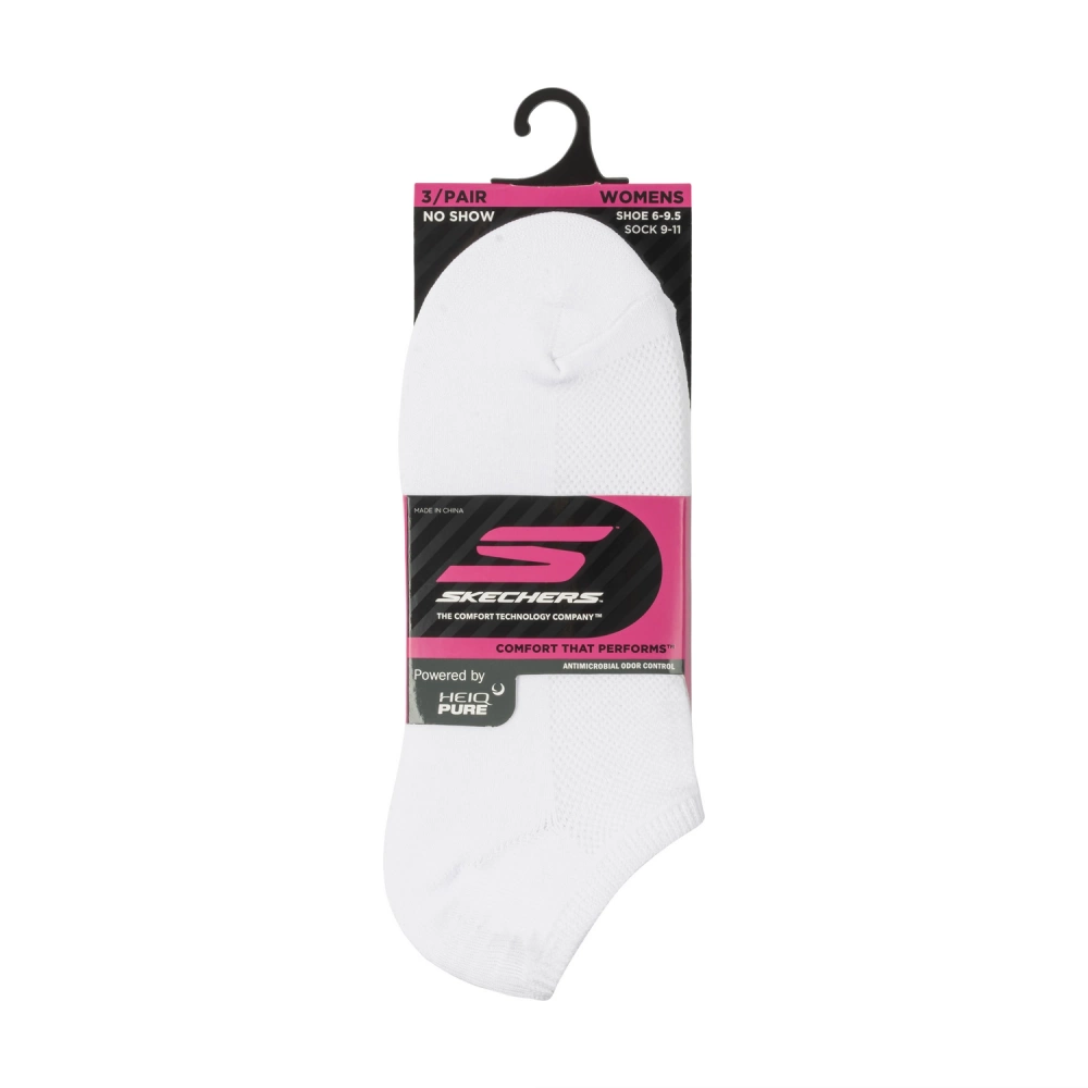 Skarpety damskie SKECHERS 3PK WOMENS MICROFIBER NON TERRY NO SHOW