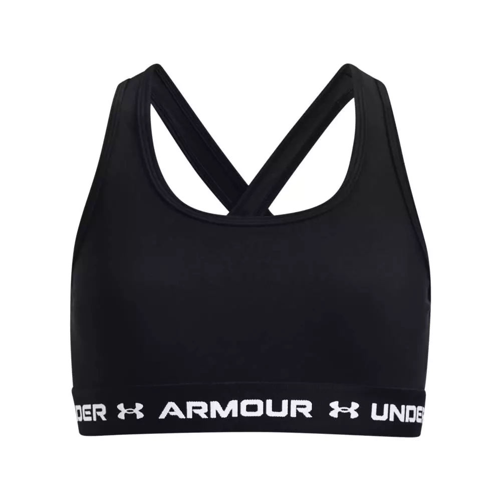 Biustonosz sportowy dziewczęcy Under Armour Crossback Mid Solid