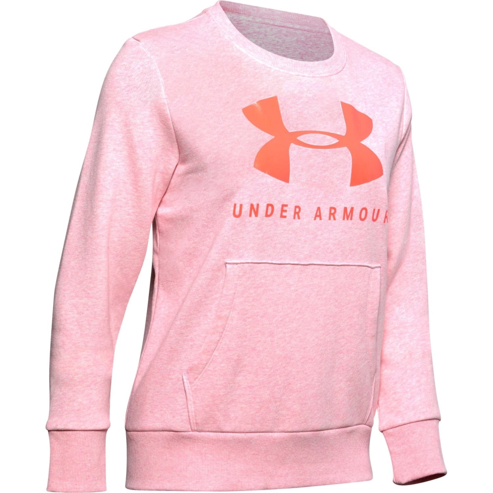 Bluza damska Under Armour RIVAL FLEECE SPORTSTYLE GRAPHIC CREW 