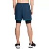 Spodenki krótkie męskie UA QUALIFIER 2-IN-1 SHORT  