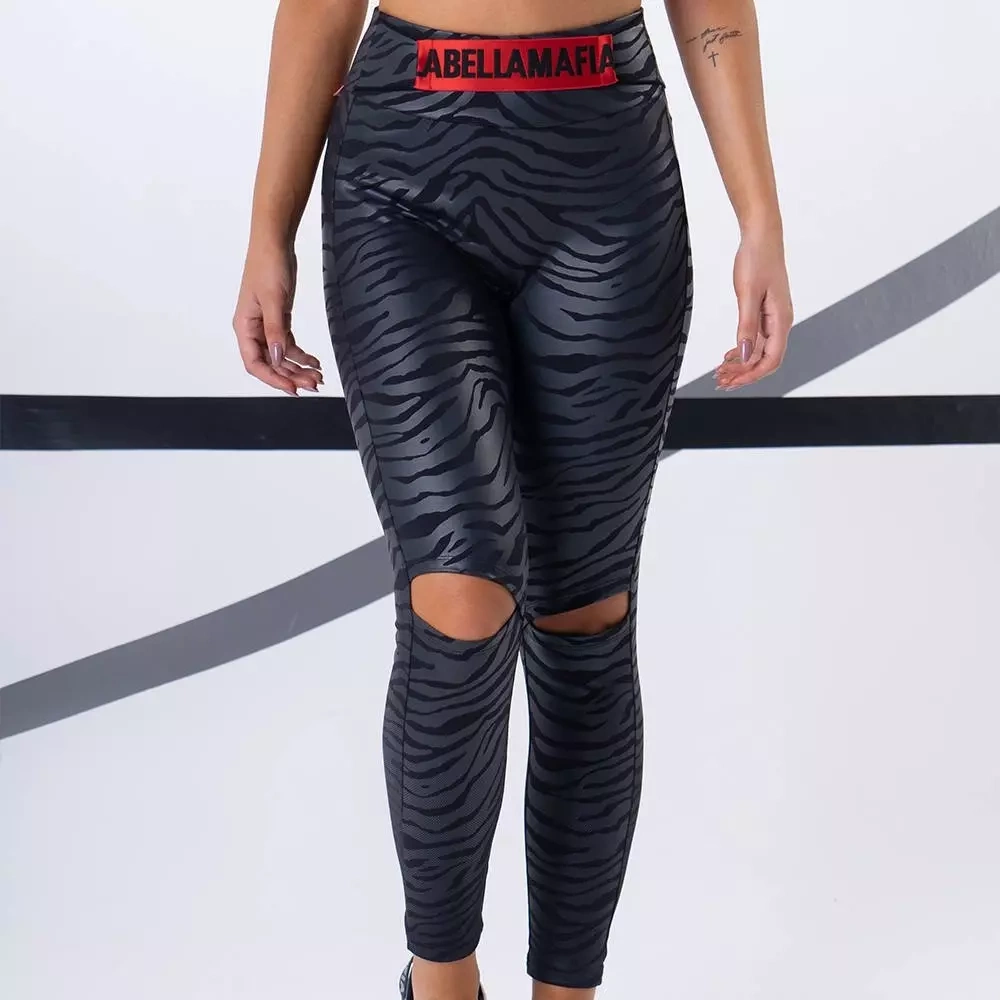 Legginsy damskie LABELLAMAFIA LEGGING I AM LABELLAMAFIA