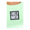 Biustonosz sportowy LABELLAMAFIA SPORTS BRA GO ON GREEN