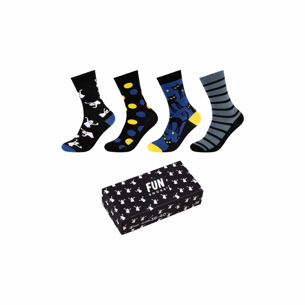 Skarpety FUNSOCKS UNISEX HALLOWEEN SOCKS BOX 4P