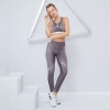 Biustonosz sportowy LABELLAMAFIA SPORTS BRA GREY&GOLD