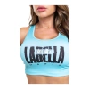 Biustonosz sportowy LABELLAMAFIA SPORTS BRA ACQUA GREEN