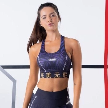 Top damski LABELLAMAFIA TOP DARK LEAVES