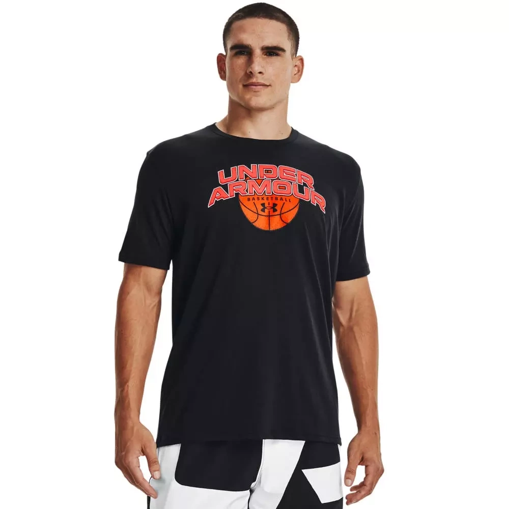 Koszulka męska Under Armour BASKETBALL BRANDED WORDMARK SS