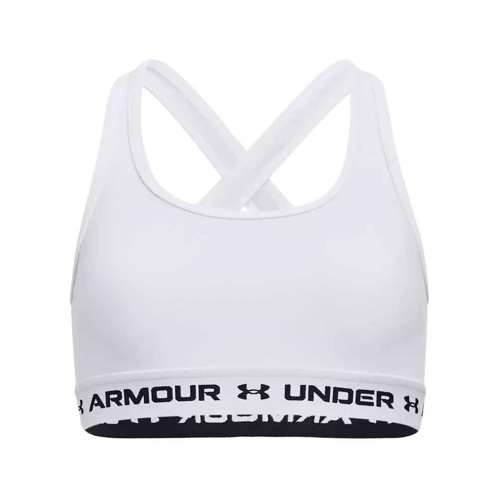 Biustonosz sportowy dziewczęcy Under Armour Crossback Mid Solid