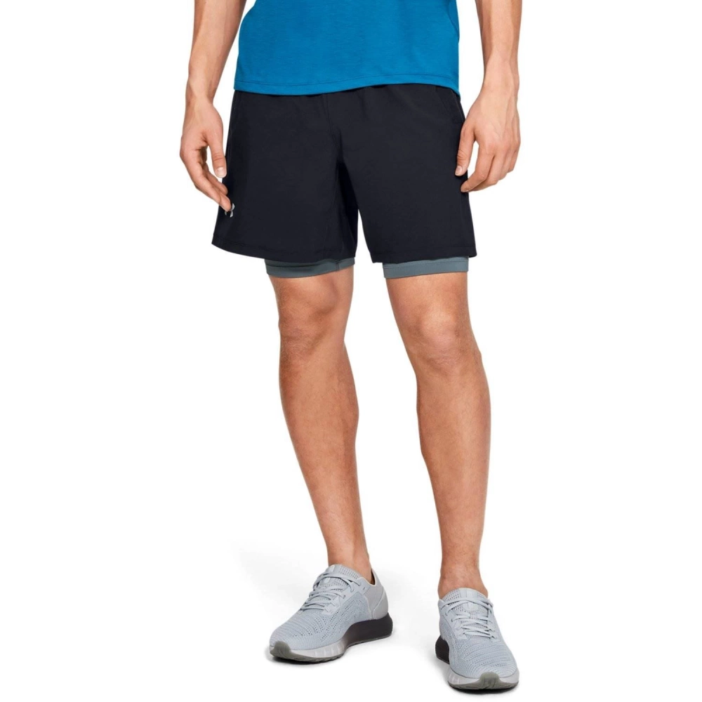 Spodenki krótkie męskie Under Armour LAUNCH SW 2-IN-1 SHORT 