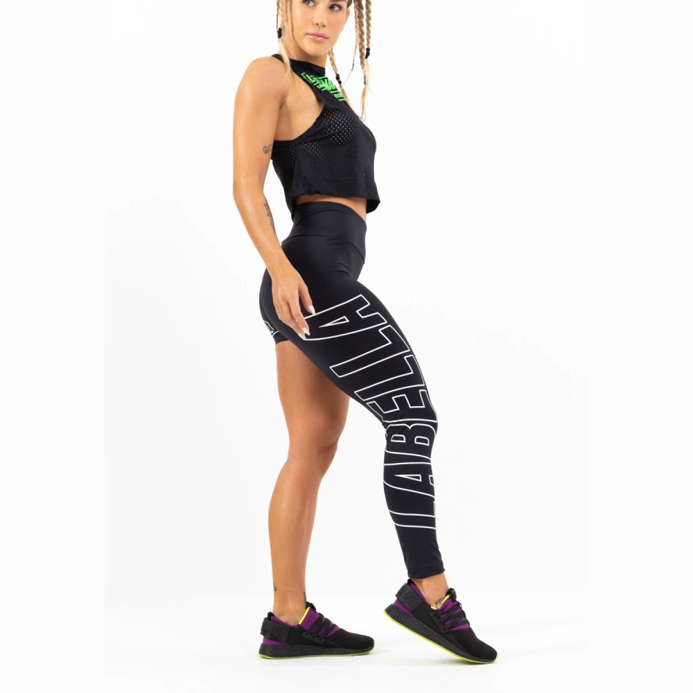 Legginsy damskie LABELLAMAFIA LEGGING FLAG BLACK