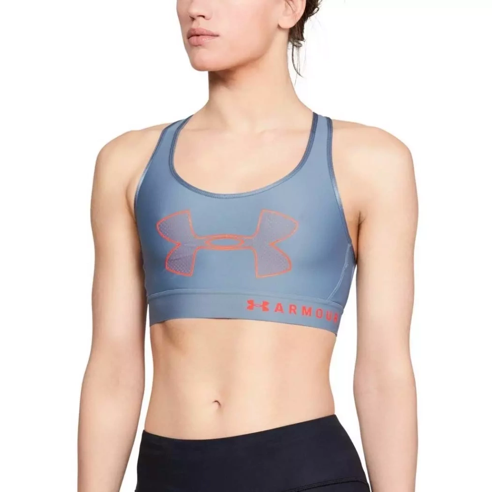 Biustonosz sportowy UA Armour Mid Graphic 