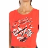 Top damski LABELLAMAFIA CROPPED HARDCORE LADIES RED