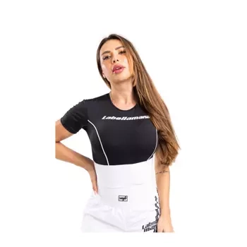 Top damski LABELLAMAFIA T-SHIRT WAVES BLACK