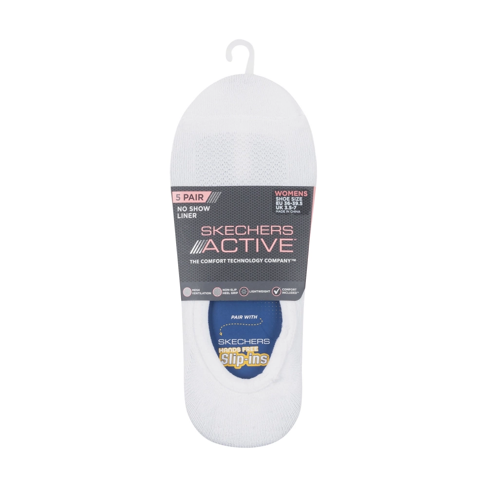 Skarpety damskie SKECHERS 3PK WOMENS NON TERRY NO SHOW LINER