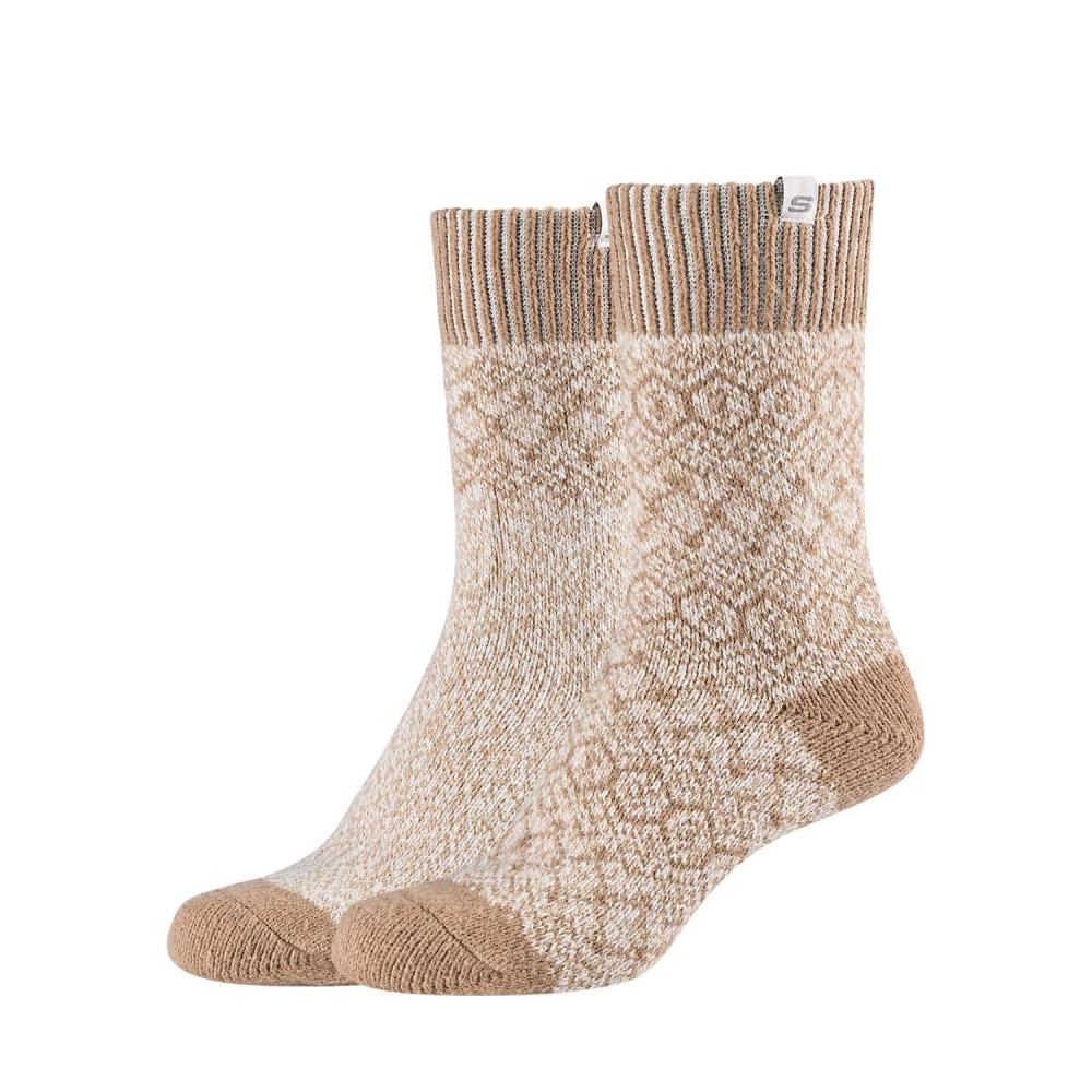 Skarpety damskie SKECHERS WOMEN CASUAL COZY JACQUARD SOCKS 2P