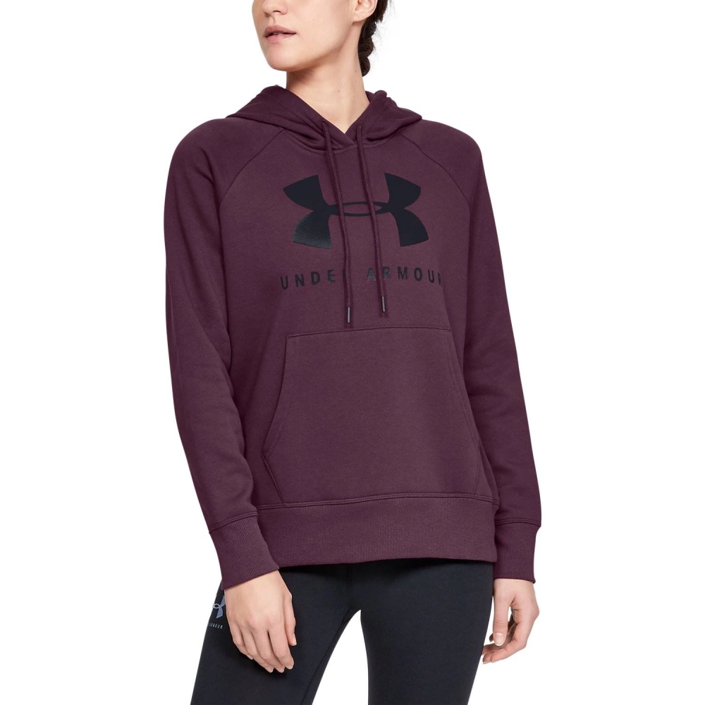 Bluza damska Under Armour RIVAL FLEECE SPORTSTYLE GRAPHIC HOODIE 