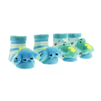 Skarpety dziecięce SKECHERS INFANT CASUAL CUTE ANIMAL SOCKS 2P