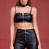 Top damski LABELLAMAFIA CROPPED NONSTOP