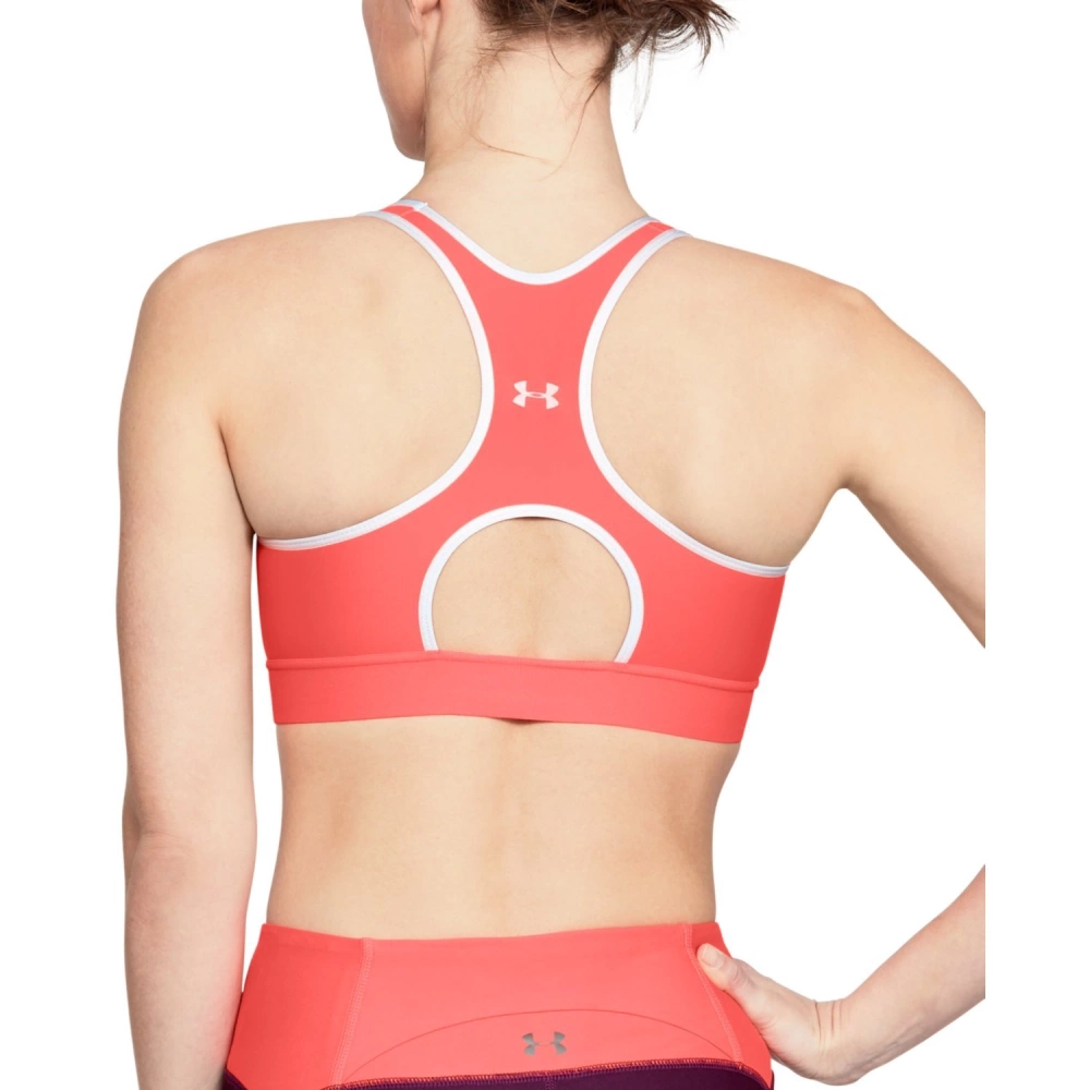 Biustonosz sportowy UA ARMOUR MID KEHOLE 
