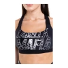 Biustonosz sportowy LABELLAMAFIA SPORTS BRA HARDCORE BLACK