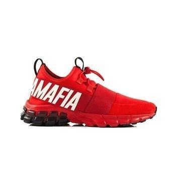 Buty treningowe damskie LABELLAMAFIA SNEAKERS RED