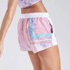 Spodenki krótkie damskie LABELLAMAFIA SHORTS FLORAL PINK
