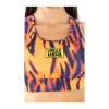 Biustonosz sportowy LABELLAMAFIA SPORTS BRA FLAME WHITE