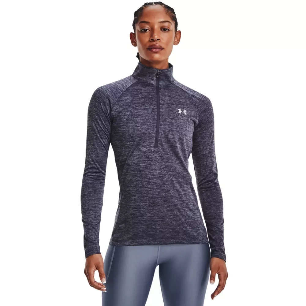 Koszulka damska Under Armour NEW TECH 1/2 ZIP - TWIST