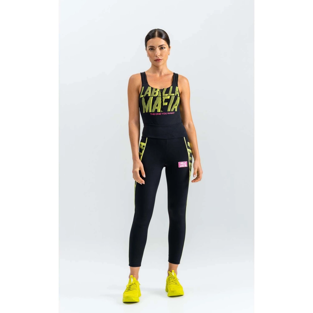 Legginsy damskie LABELLAMAFIA LEGGING MOVEMENT BLACK