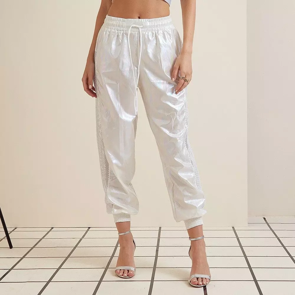 Spodnie damskie LABELLAMAFIA PANTS HOLOGRAPHIC