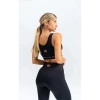 Biustonosz sportowy LABELLAMAFIA SPORTS BRA BRAVE BLACK