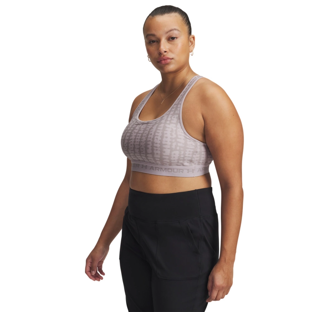 Biustonosz sportowy Under Armour Crossback Mid Print