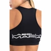 Biustonosz sportowy LABELLAMAFIA SPORTS BRA DISTURBIA BLACK