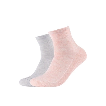 Skarpety SKECHERS UNISEX BASIC CUSHIONED QUARTER 2P