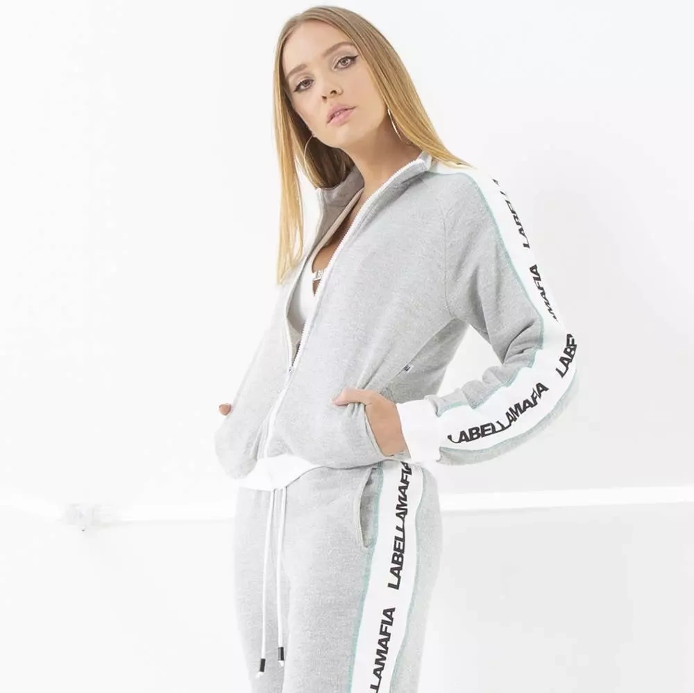 Bluza damska LABELLAMAFIA SPORT JACKET HEATHER GREY 