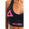 Biustonosz sportowy LABELLAMAFIA TOP HIGHLIGHT 2 BLACK