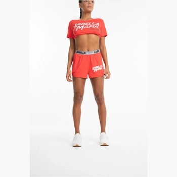 Spodenki krótkie damskie LABELLAMAFIA SHORTS SWEAT RED