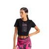 Koszulka damska LABELLAMAFIA CROPPED HIGHLIGHT 2 BLACK