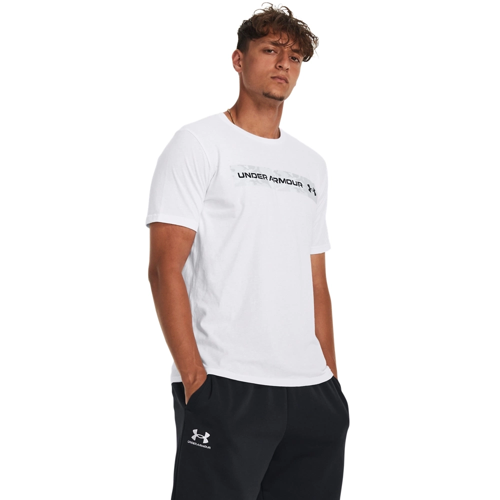Koszulka męska Under Armour CAMO CHEST STRIPE SS