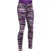 Legginsy dziewczęce UA HG ARMOUR PRINTED LEGGING  