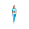 Top damski LABELLAMAFIA T-SHIRT ACQUA BLUE