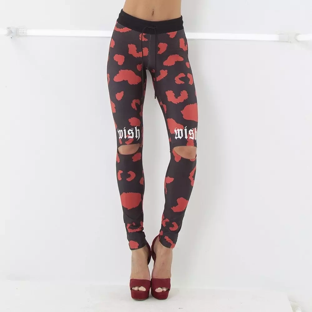Legginsy damskie LABELLAMAFIA ANIMAL PRINT LEGGING PRINT 