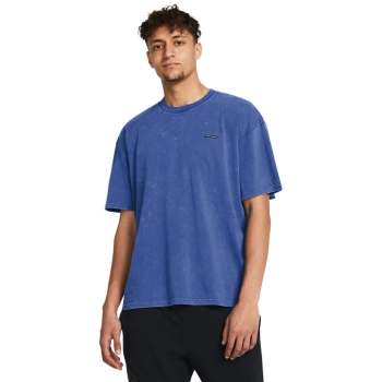 Koszulka męska Under Armour Heavyweight  Oversized LOGO WASH SS