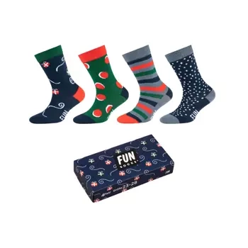 Skarpety dziecięce FUNSOCKS KIDS CHRISTMAS SOCKS BOX 4P