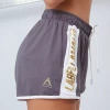 Spodenki krótkie damskie LABELLAMAFIA SHORTS GREY&GOLD