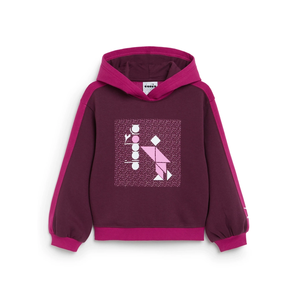 Bluza dziewczęca DIADORA JG.HOODIE SWEAT GLEE