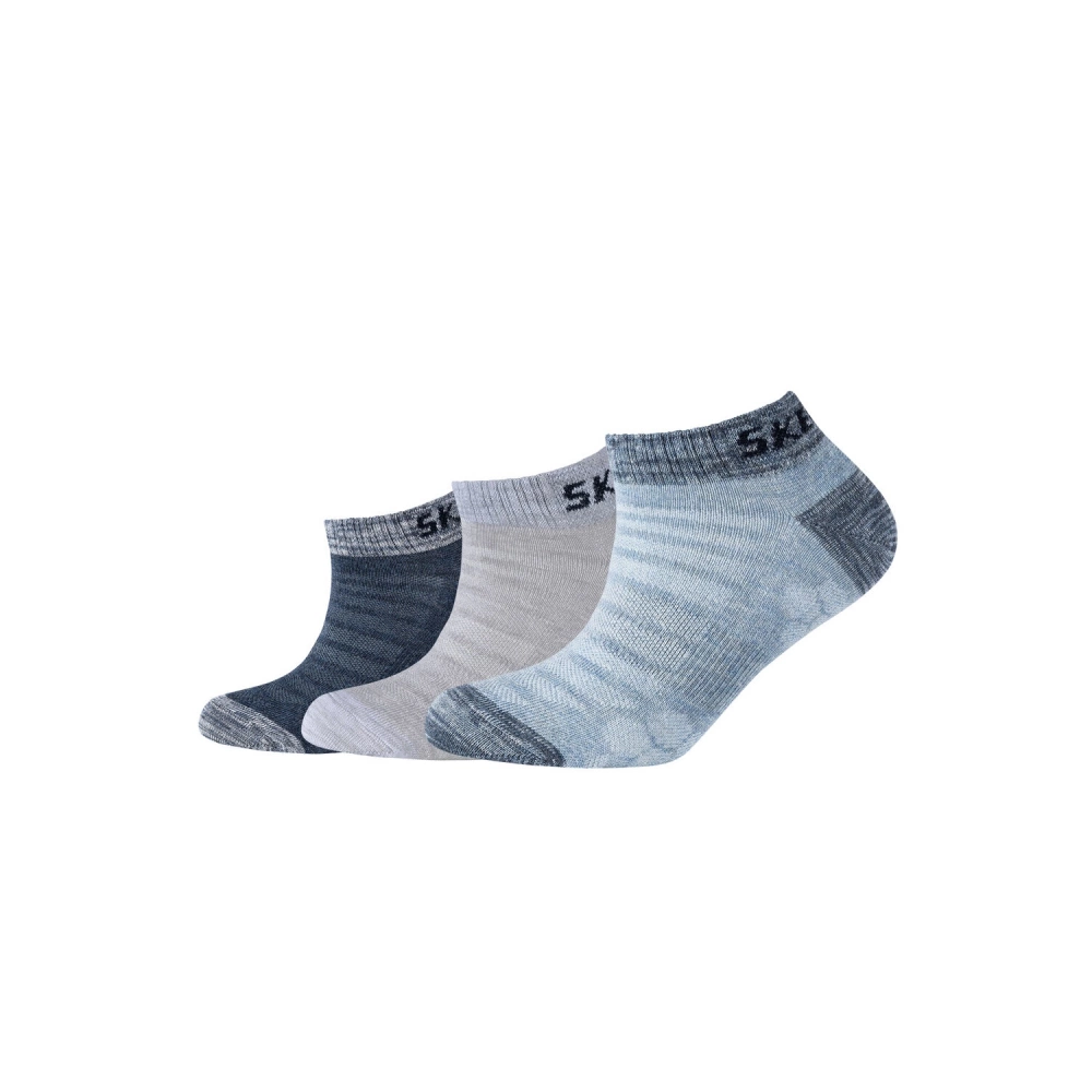 Skarpety chłopięce SKECHERS BOYS MESH VENTILATION SNEAKER 3P
