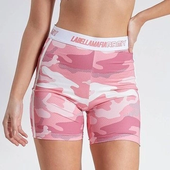 Spodenki krótkie damskie LABELLAMAFIA SHORTS ARMY PINK