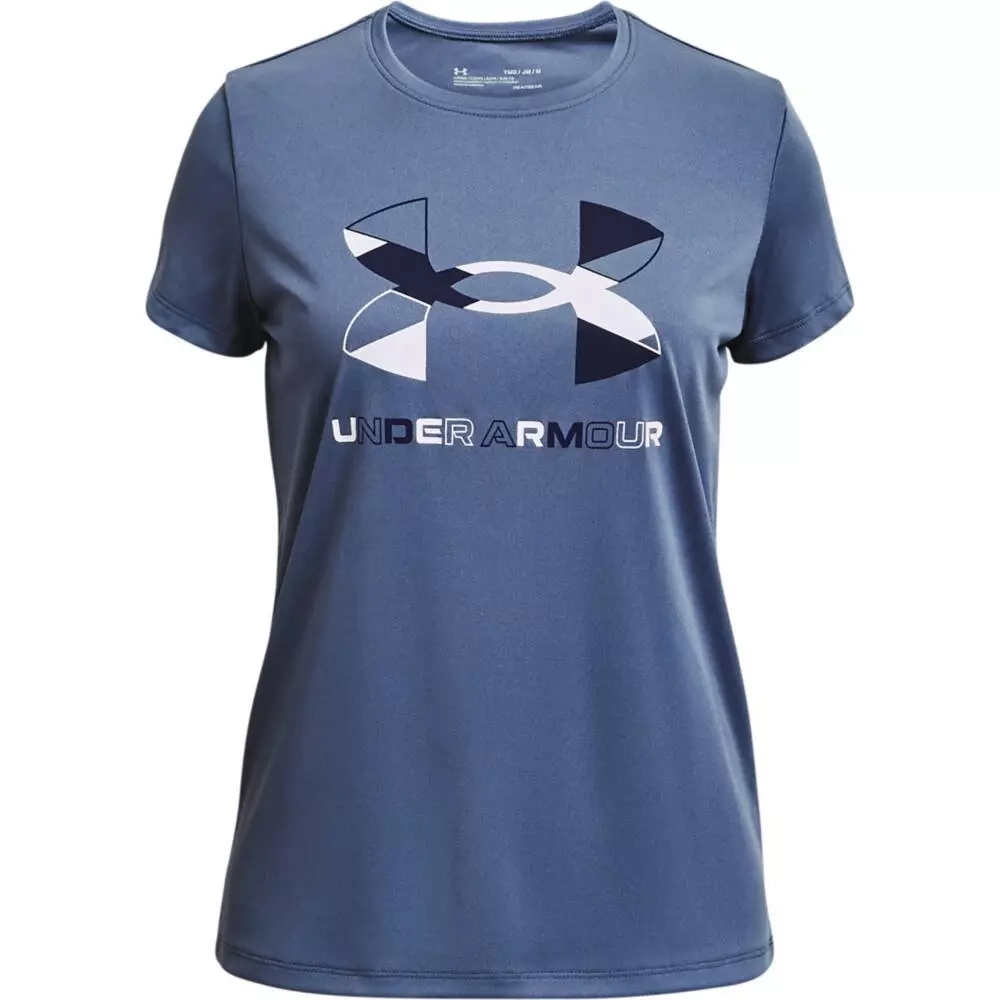 Koszulka dziewczęca Under Armour Tech Graphic Big Logo SS